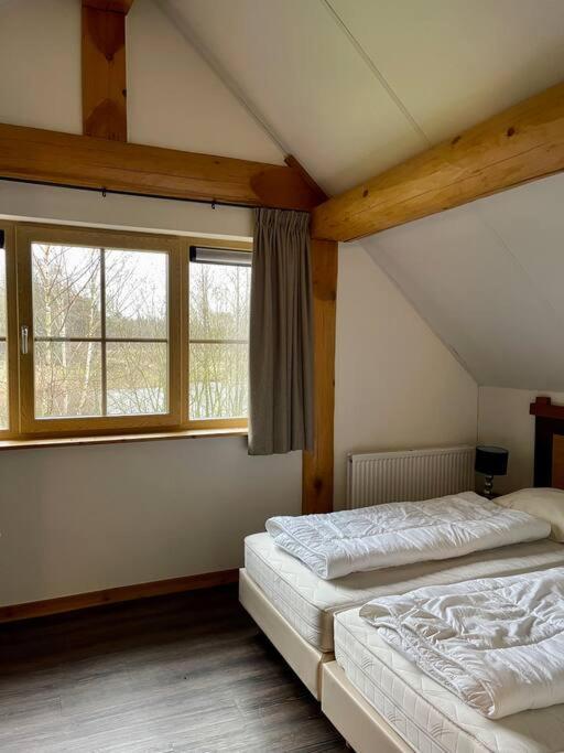 Unieke Houten Villa Met Sauna In Twente - 6P Den Ham Kültér fotó