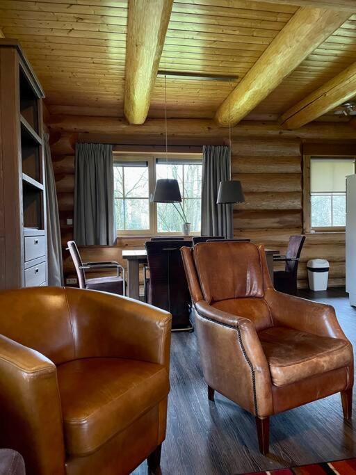Unieke Houten Villa Met Sauna In Twente - 6P Den Ham Kültér fotó