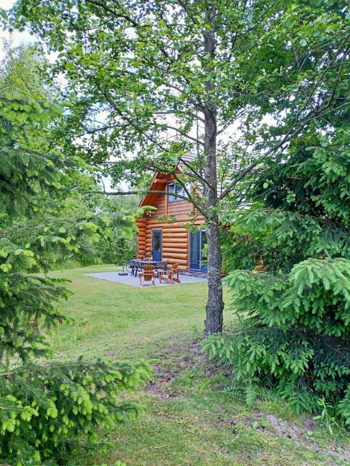 Unieke Houten Villa Met Sauna In Twente - 6P Den Ham Kültér fotó
